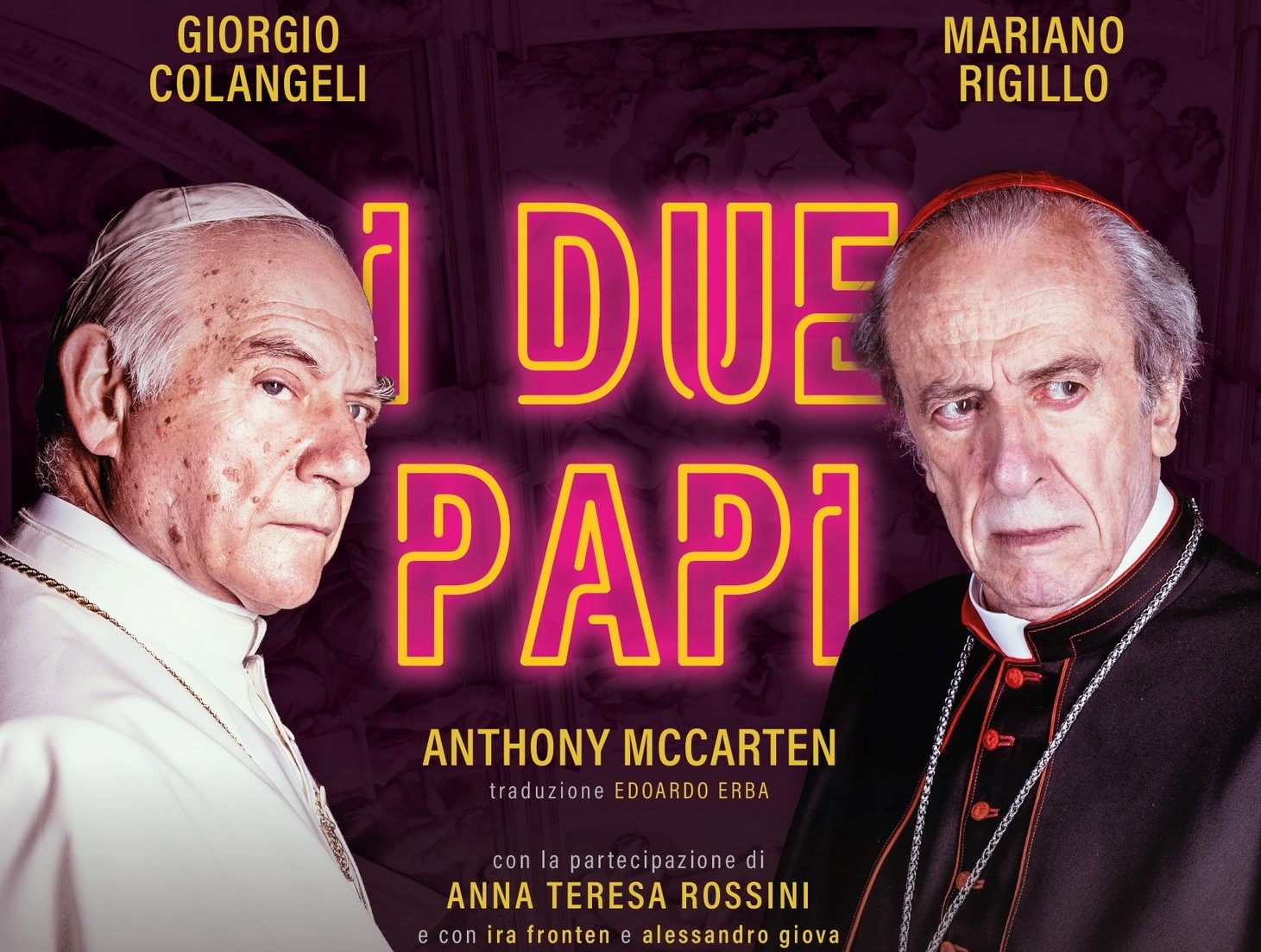 Santa Caterina. Il 21 agosto al Villahermosa Festival c’è il kolossal teatrale “I due Papi”. Da oggi al via le prenotazioni