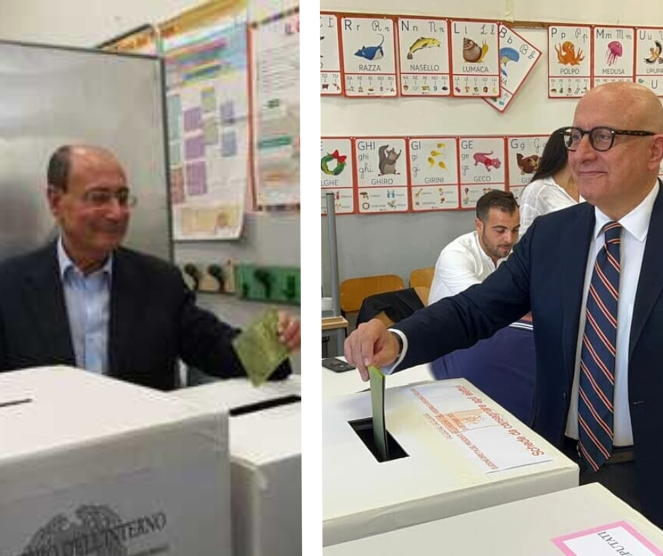 Elezioni, Armao e Schifani votano nello stessa scuola: uguale sede, sezioni diverse
