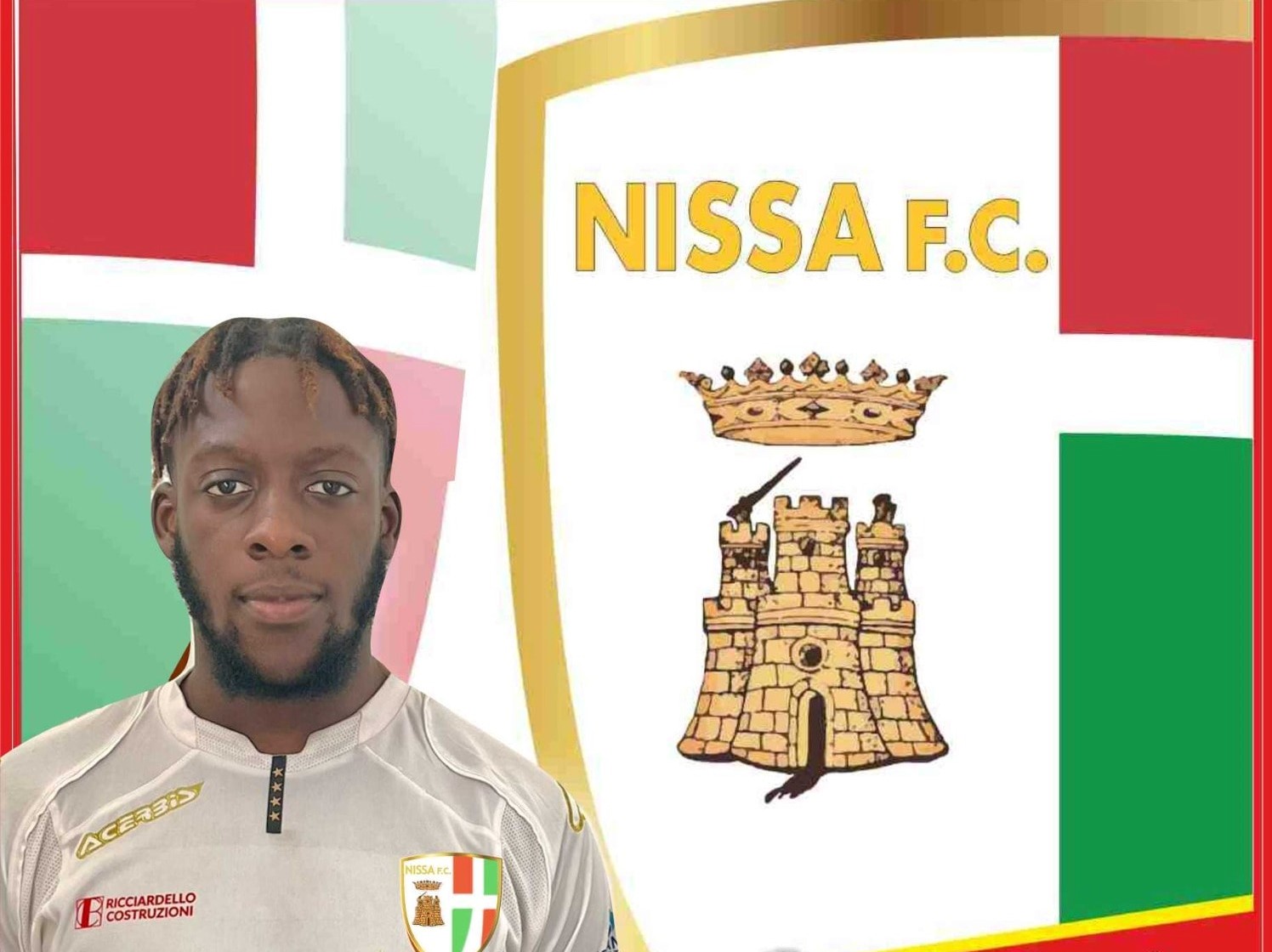 Eccellenza. Nuovo innesto in casa Nissa: arriva l’attaccante Adama Abdulaye Coulibaly