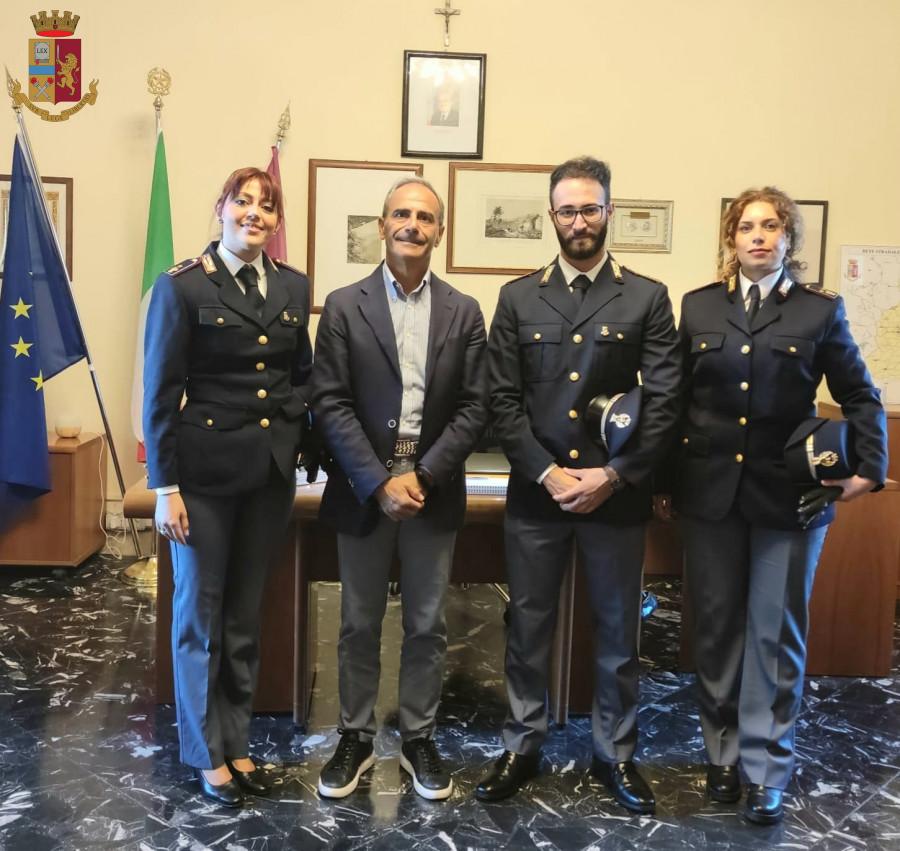 Tre nuovi ispettori assegnati alla Polizia di Stato di Enna