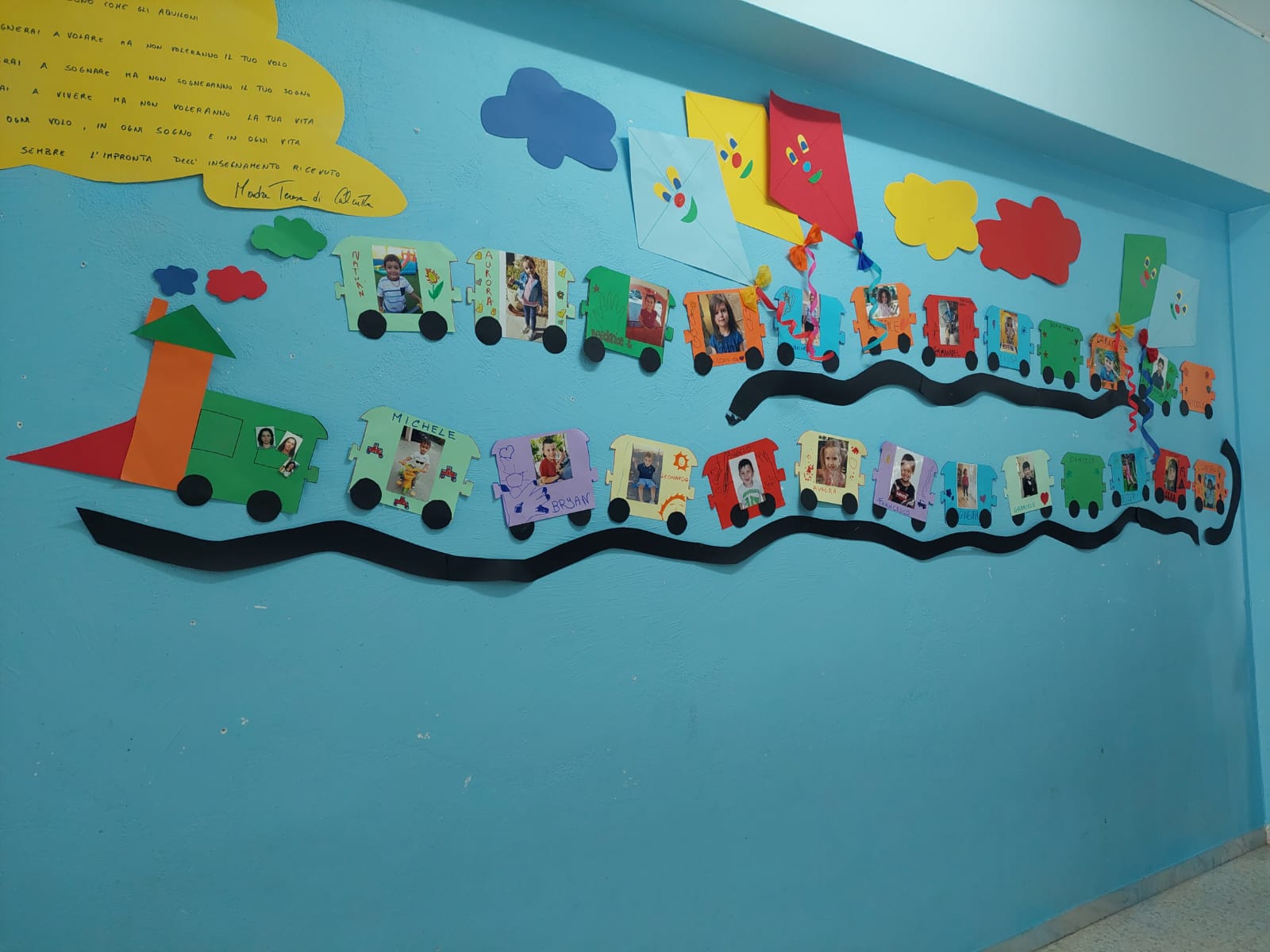 Caltanissetta. Il trenino dell’accoglienza per i piccoli alunni della Scuola d’infanzia “Santa Petronilla”