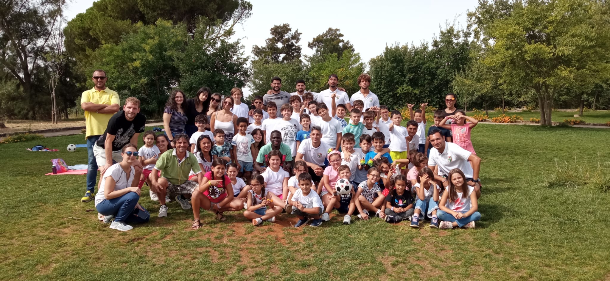 Caltanissetta. I bambini del “The Gruffalo’s camp 2022” hanno incontrato i giocatori della Nissa