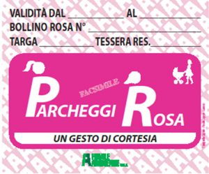 San Cataldo. Per beneficiare del posteggio rosa sarà necessaria il cartellino al costo di 5 euro