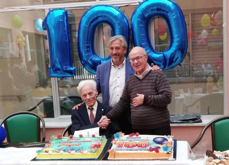 Caltanissetta. Ernesto Marchese compie 100 anni: gli auguri del sindaco a nome di tutta la comunità