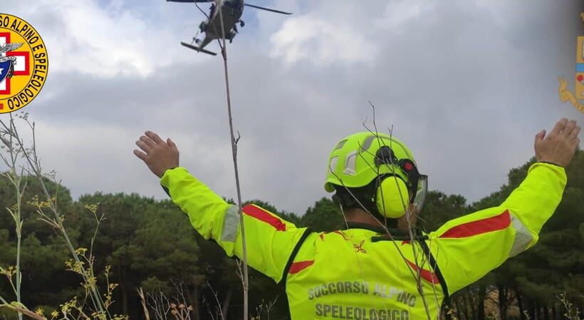 Soccorso alpino e speleologico siciliano interviene per salvare turista ferita