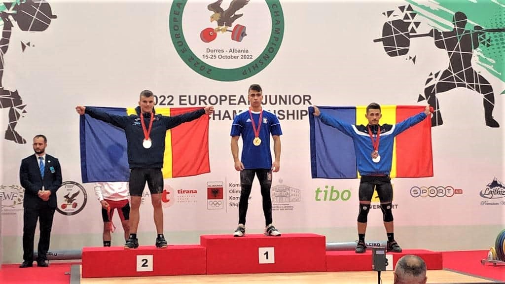 Europei Junior & U23 di pesistica, Federico La Barbera (Fiamme Oro): bronzo europeo e oro di slancio