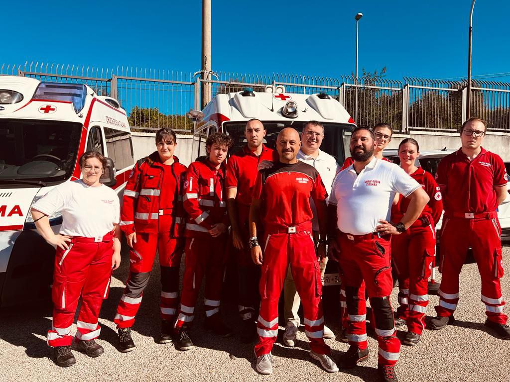 Caltanissetta, operatori volontari della Croce Rossa abilitati all’attività di Trasporto Infermi in Ambulanza