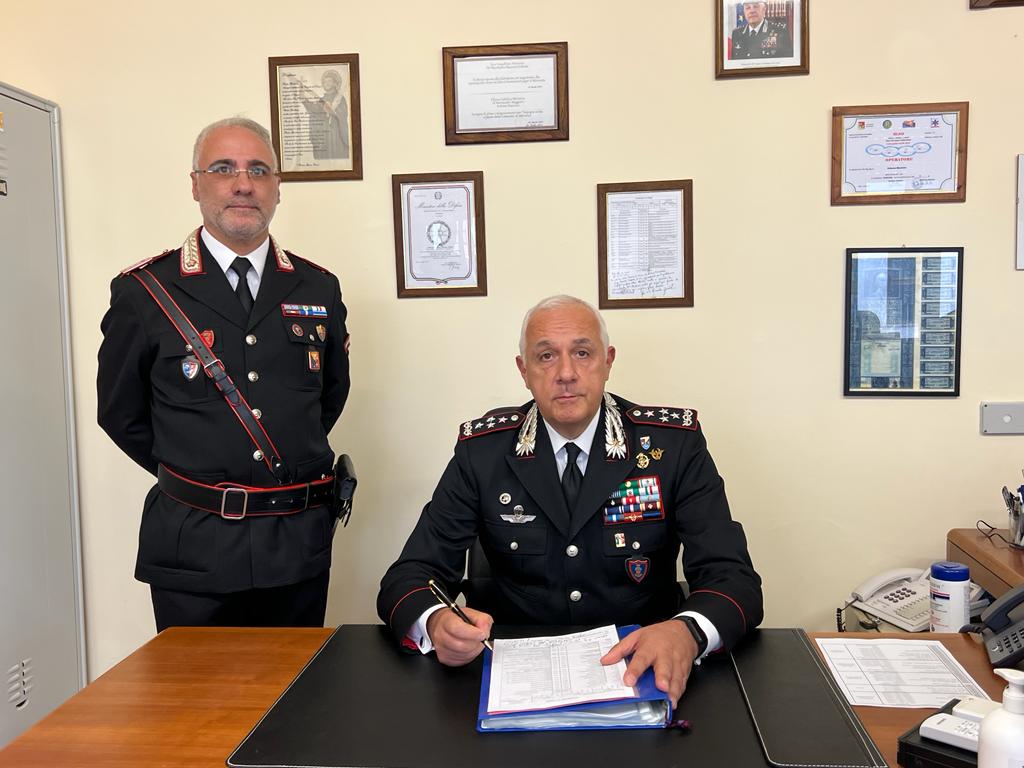 Sicilia, Generale di Corpo d’Armata Teo Luzi in visita al Comando dei Carabinieri di Enna