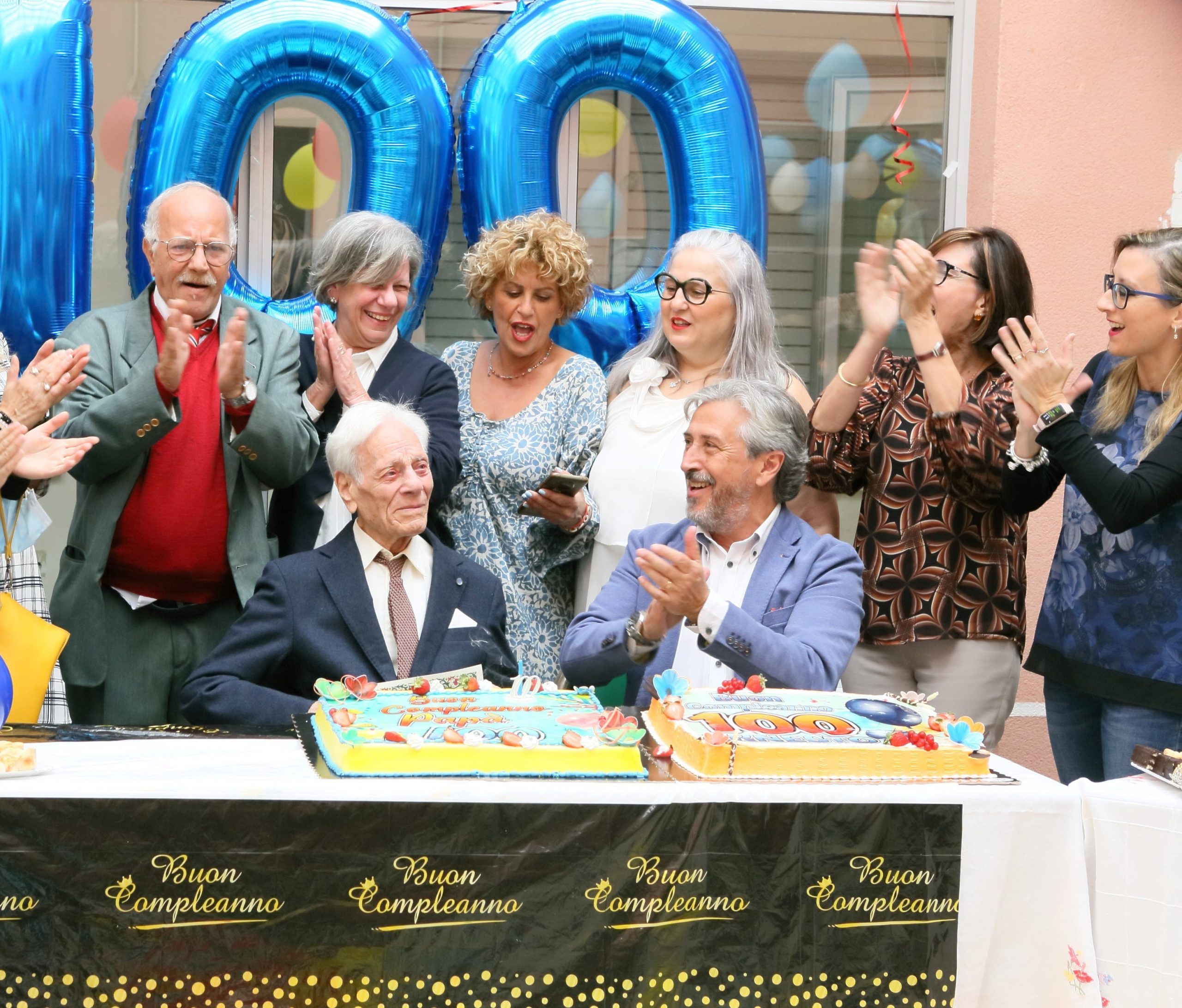 Caltanissetta. Tanta gioia nella casa di riposo ‘Gurrera-Moncada-Calafato’ per i 100 anni di Enesto Marchese