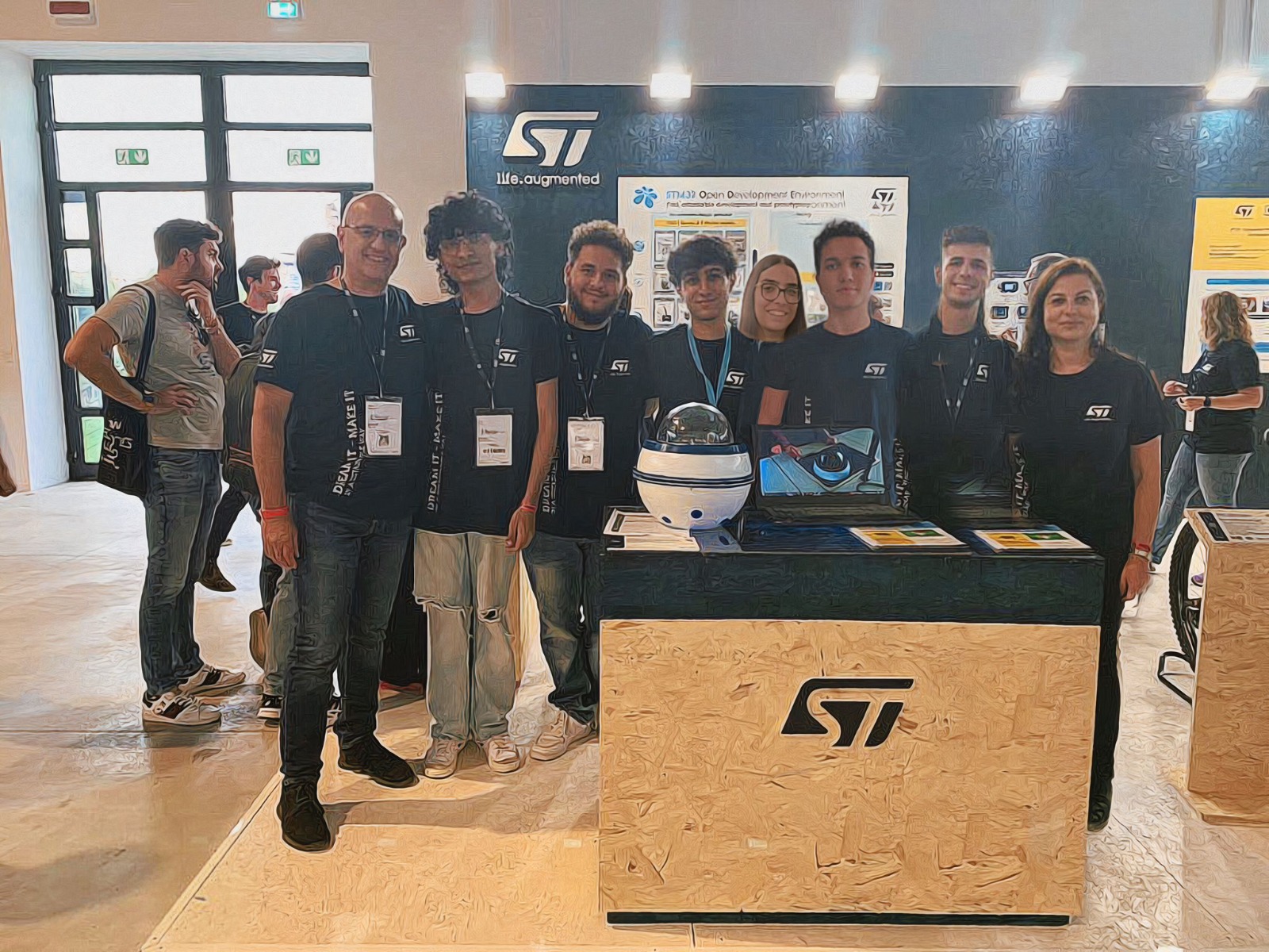 Caltanissetta: studenti del Rapisardi Da Vinci accolti alla Maker Faire nello stand ST-Microelectronics