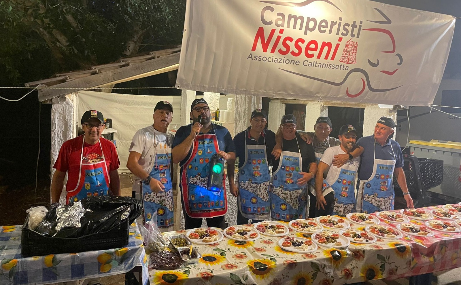 Associazione camperisti nisseni, grande giubilo per la ““Festa del Socio di fine Estate 2022”