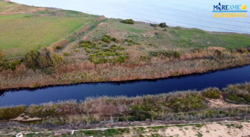 Sicilia, molitura olive: fiume di Agrigento diventa nero