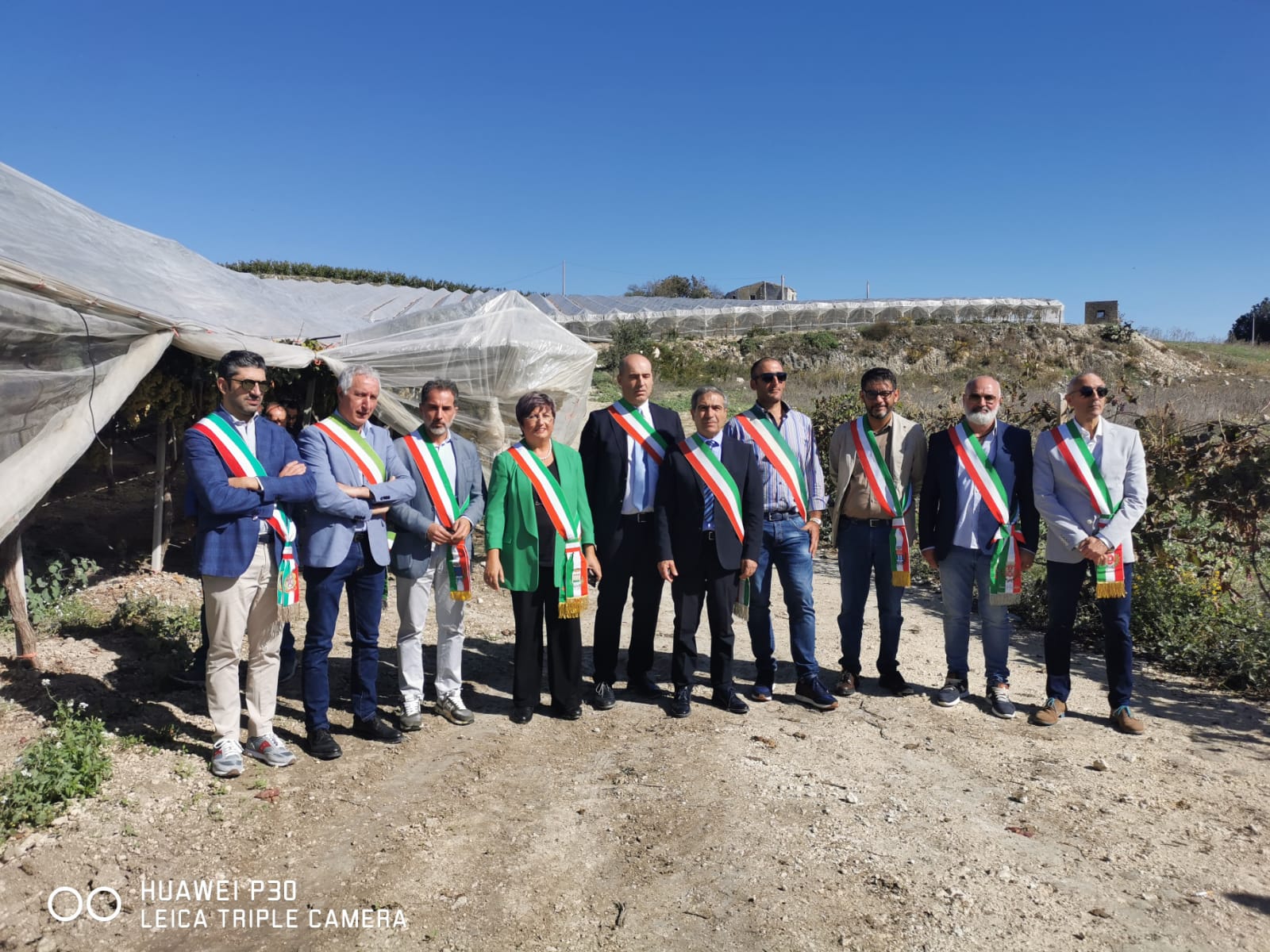 Sommatino. Il sindaco ha aderito alla manifestazione a sostegno del comparto agricolo