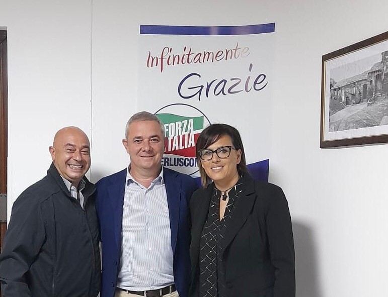 Sommatino, aderiscono a FI  il Presidente del consiglio Rosalba Sanfilippo e il consigliere Emanuele Sallemi. L’on. Mancuso: “Continuiamo a crescere con entusiasmo”