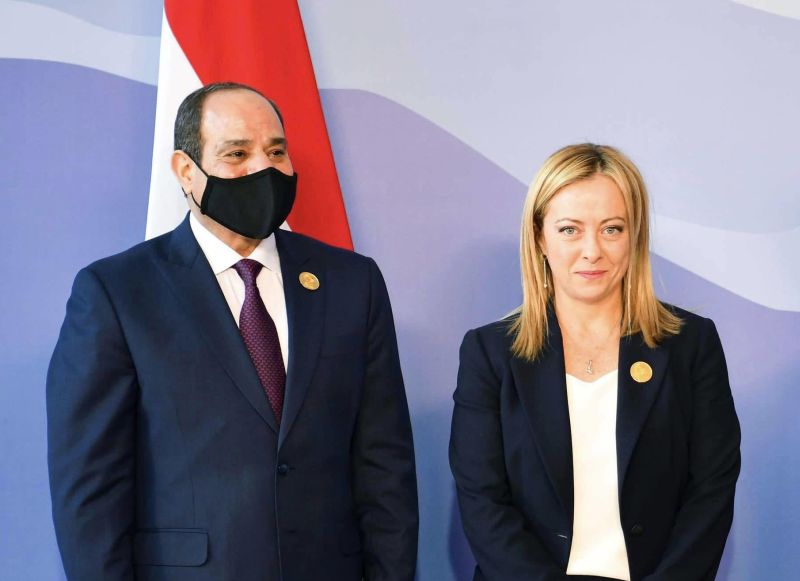 Egitto, Meloni ad al Sisi “Forte attenzione sui casi Regeni e Zaki”