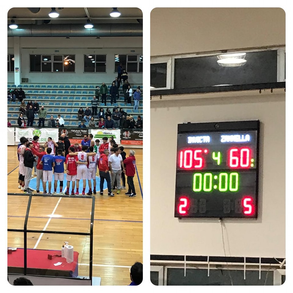 Basket serie D. L’Invicta batte 105-60 la Zannella Cefalù ed è a punteggio pieno nel girone B