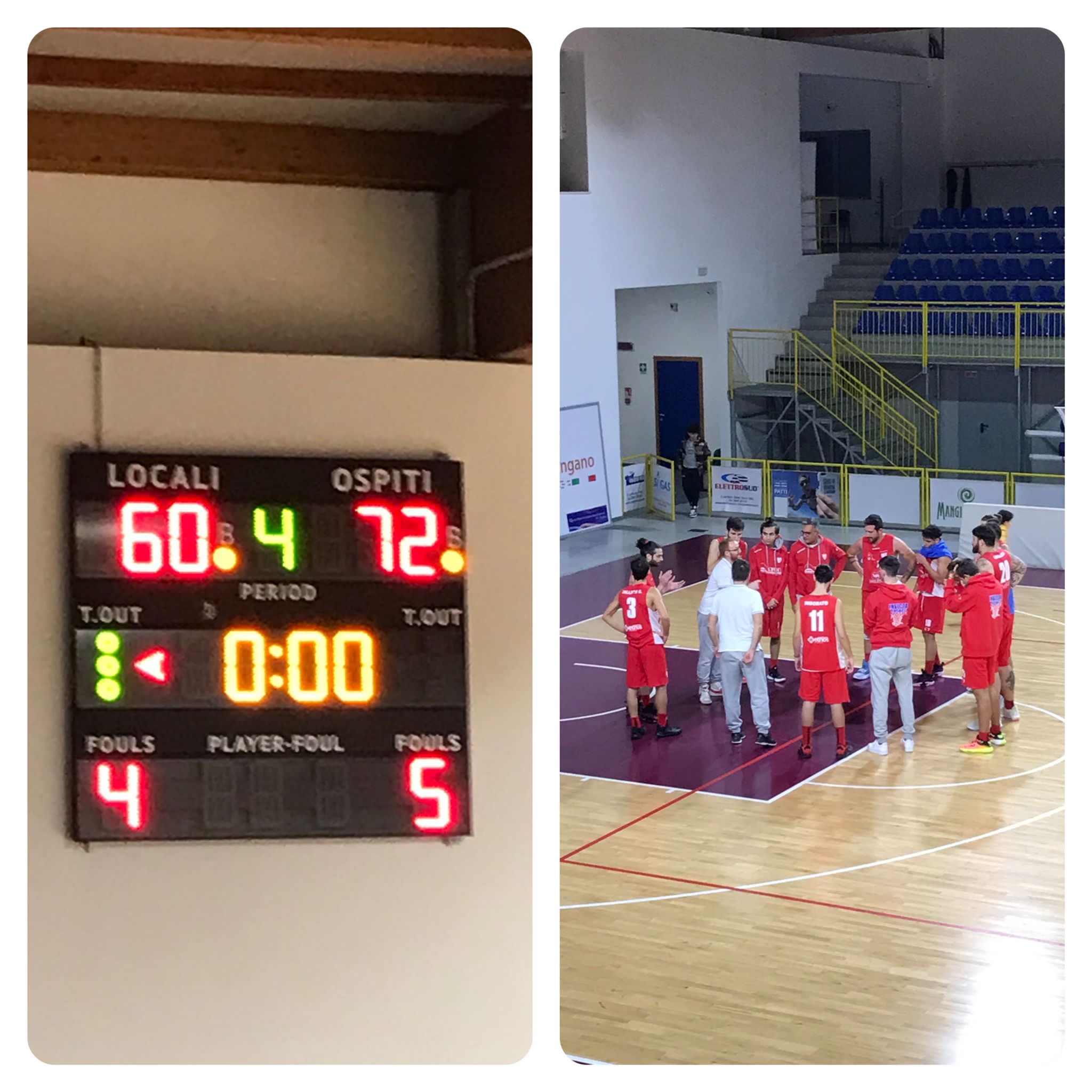 Basket, serie D: l’Invicta Caltanissetta si impone a Sant’Agata Militello