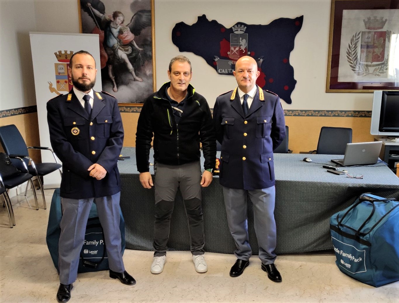 Caltanissetta. Il dott. Salvatore Di Benedetto e il suo staff della