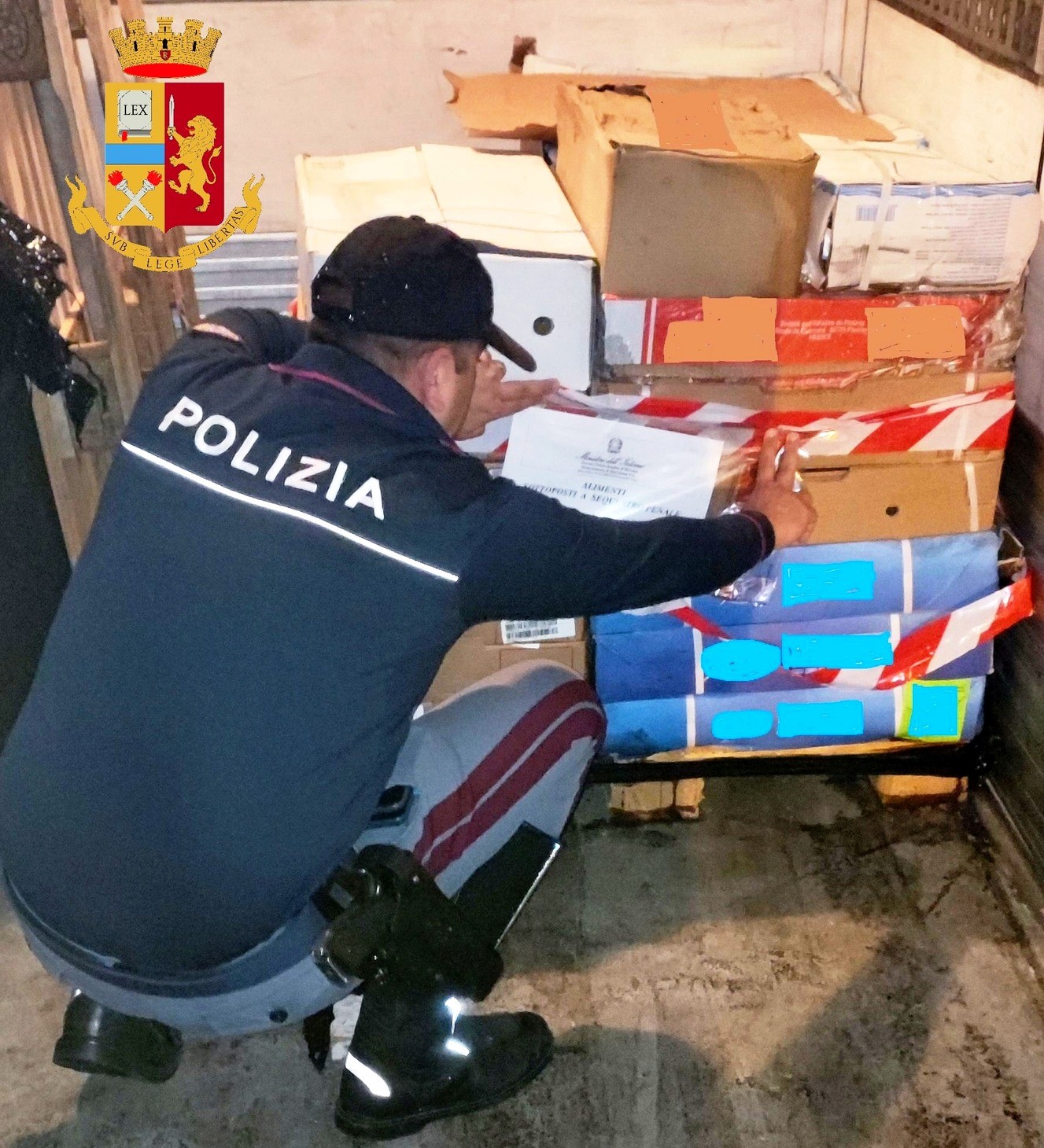 Sicilia. Sequestrati dalla Polizia Stradale 300 kg di alimenti surgelati non idonei al consumo