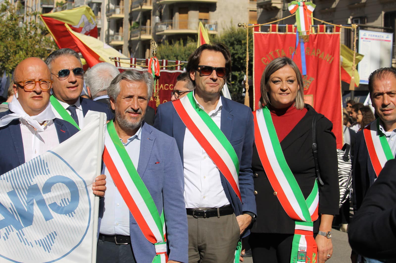San Cataldo. Il sindaco Comparato a Palermo per manifestare contro il “Caro bollette”