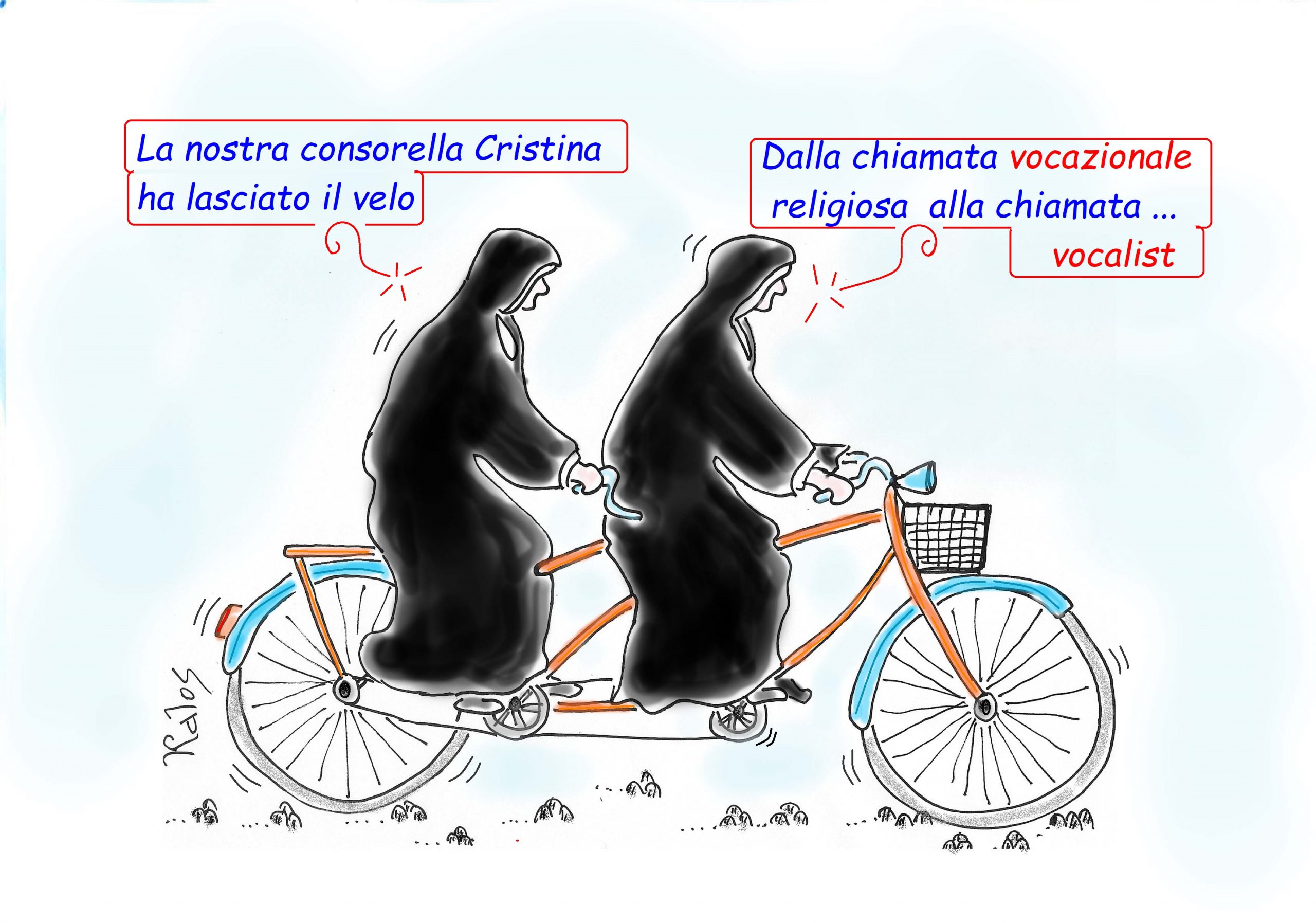 Suor Cristina abbandona il convento.