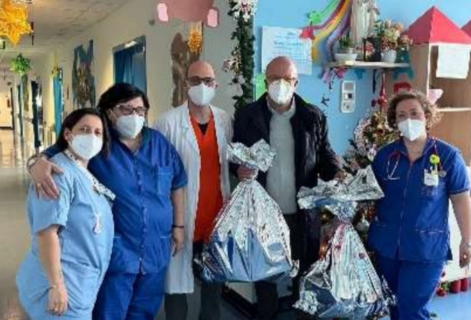 Caltanissetta, CNA come Babbo Natale porta i doni al reparto di pediatria del Sant’Elia