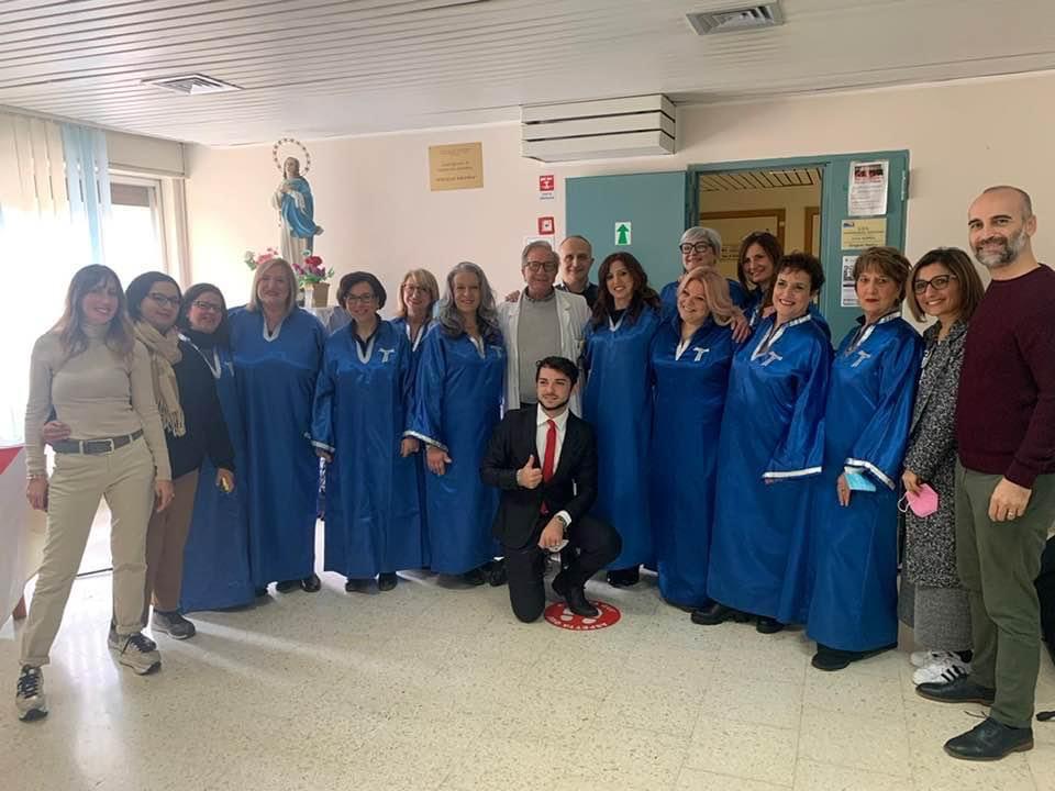 San Cataldo. Esibizione del coro gospel Joy’s Chorus all’hospice del reparto di oncologia dell’ospedale “Raimondi”