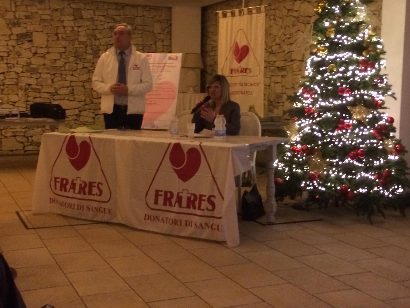 Alla Fratres di Mussomeli attivazione  nuovo servizio  di donazione di Plasma