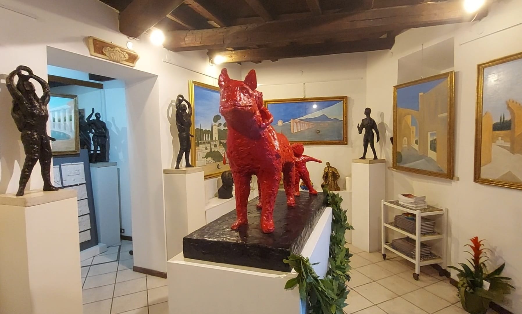 “La Lupa Gioiosa”: mussomelese trapiantato a Roma e laboratorio che parla il linguaggio dell’arte