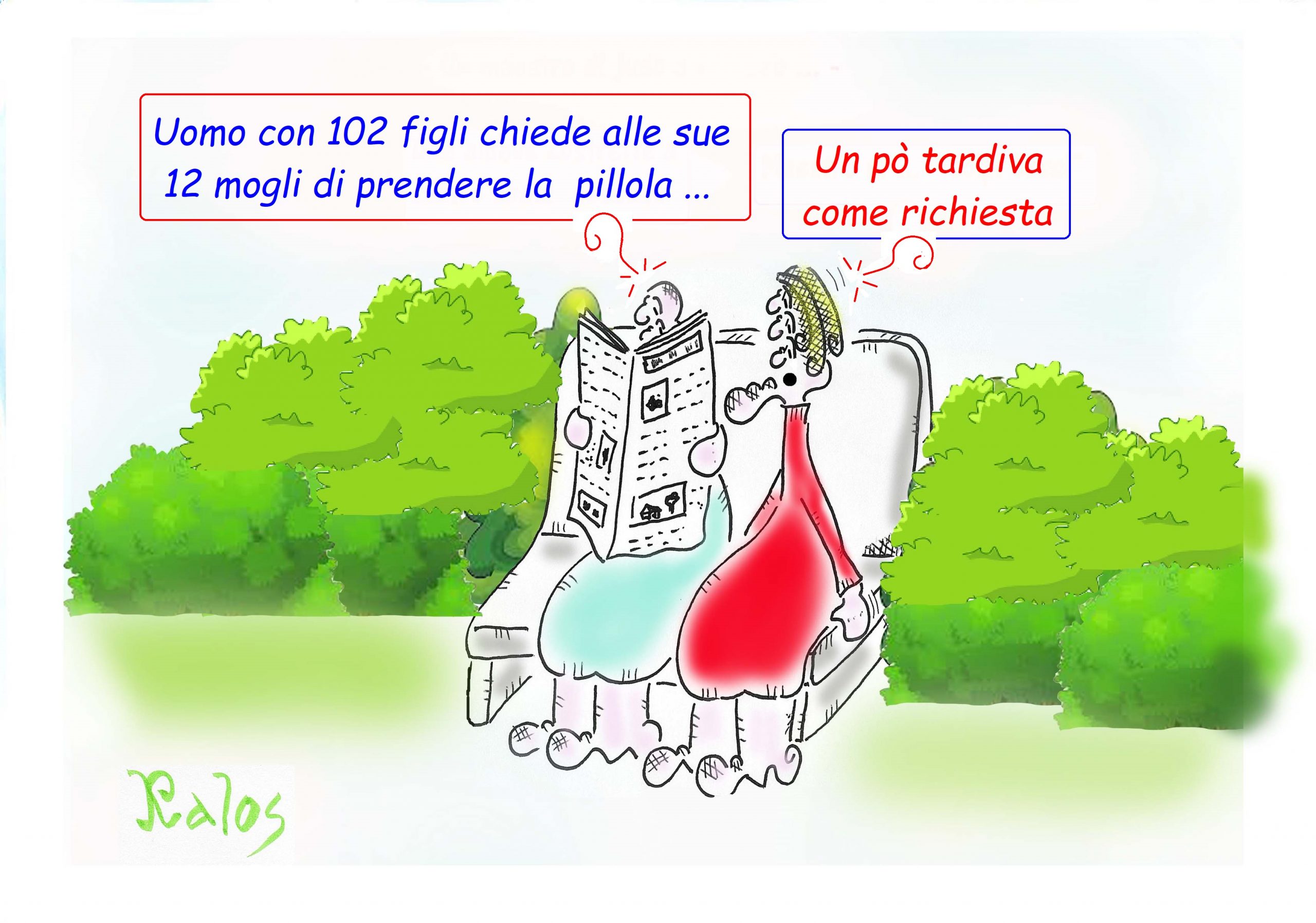 Un padre che non riesce a ricordare i nomi di tutti i figli.
