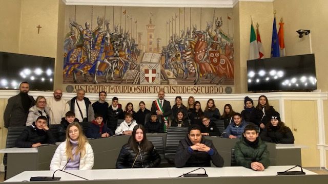 Una delegazione di ragazzi da Milena in visita a Torino, Milano ed Asti