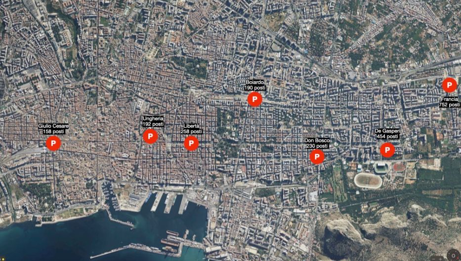Bando per otto parcheggi a Palermo
