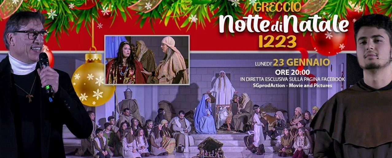 Mussomeli, prima visione esclusiva Musical “Greccio . Notte di Natale 1223”