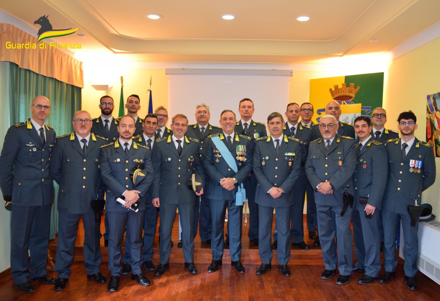 Caltanissetta, Guardia di Finanza: il giuramento di 10 sovrintendenti e 3 finanzieri