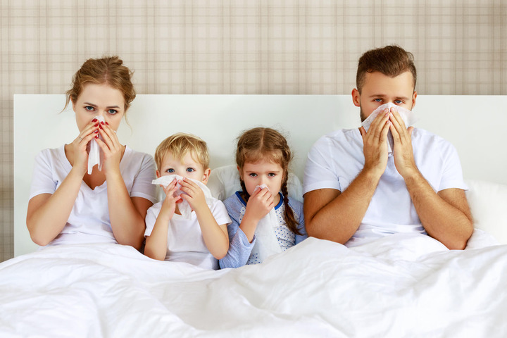 Influenza: curva in calo, ma crescono le infezioni ai bambini