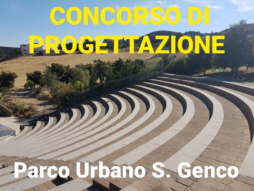Mussomeli, “concorso Nazionale di Progettazione” Rigenerazione Parco Urbano “S.Genco”