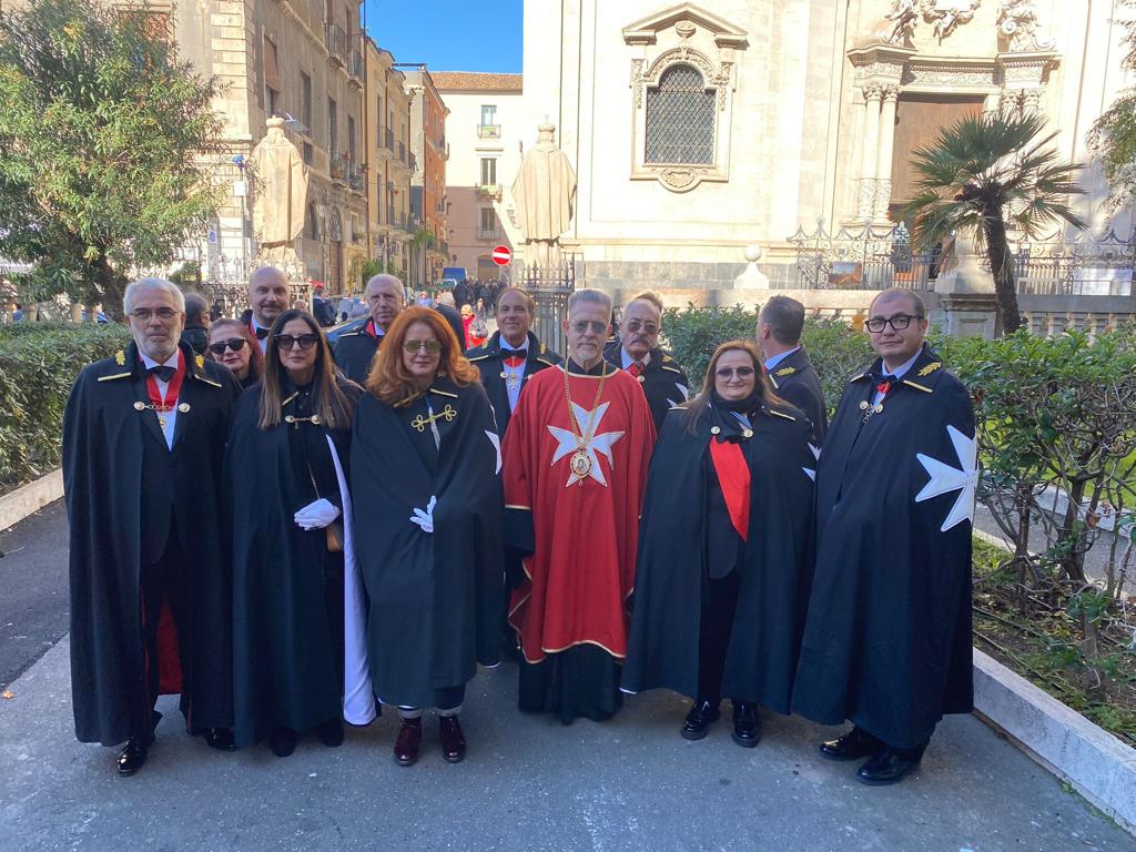 Festa di S.Agata: il Priorato di Malta presente per l’offerta della cera
