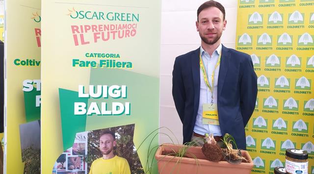 Luigi Baldi di Marianopoli finalista nazionale Oscar Green Coldiretti: dal cuore della Sicilia all’Europa con lo zafferano amato dalgi chef