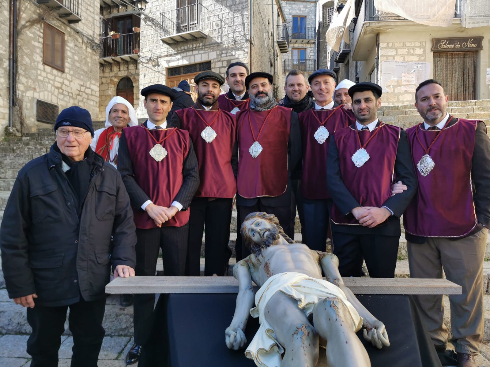 Mussomeli, tromba tamburo e “lamiantu” matricese in trasferta nelle Madonie