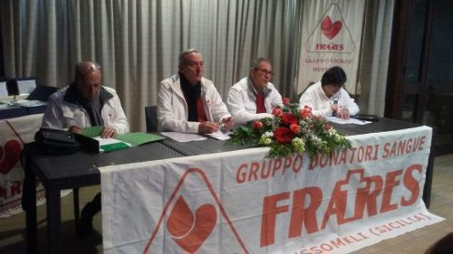 Mussomeli, Assemblea Fratres bilanci e relazioni approvati e donatori premiati. Eletto il Consiglio direttivo l’impegno continua