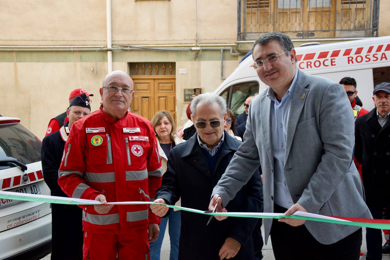 Santa Caterina Villarmosa: inaugurata la nuova sede della Croce Rossa