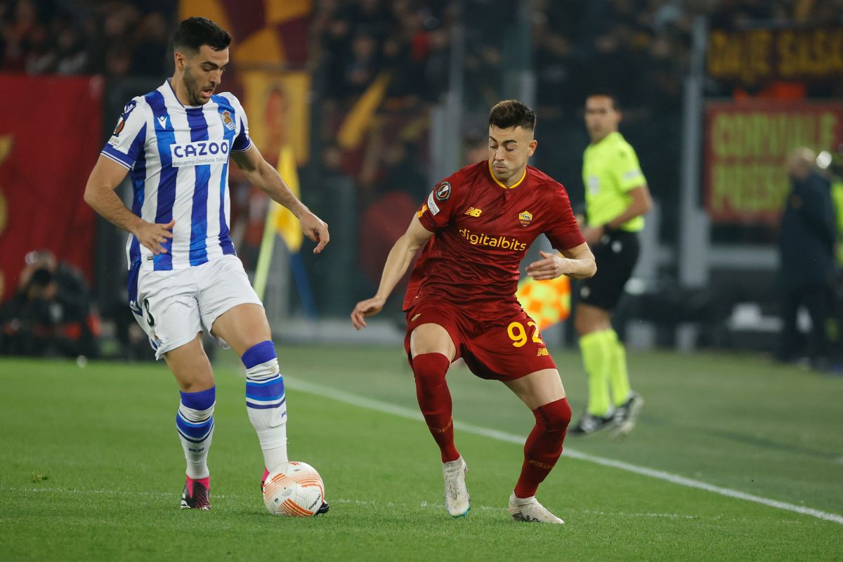Andata ottavi di Europa League, Roma-Real Sociedad 2-0