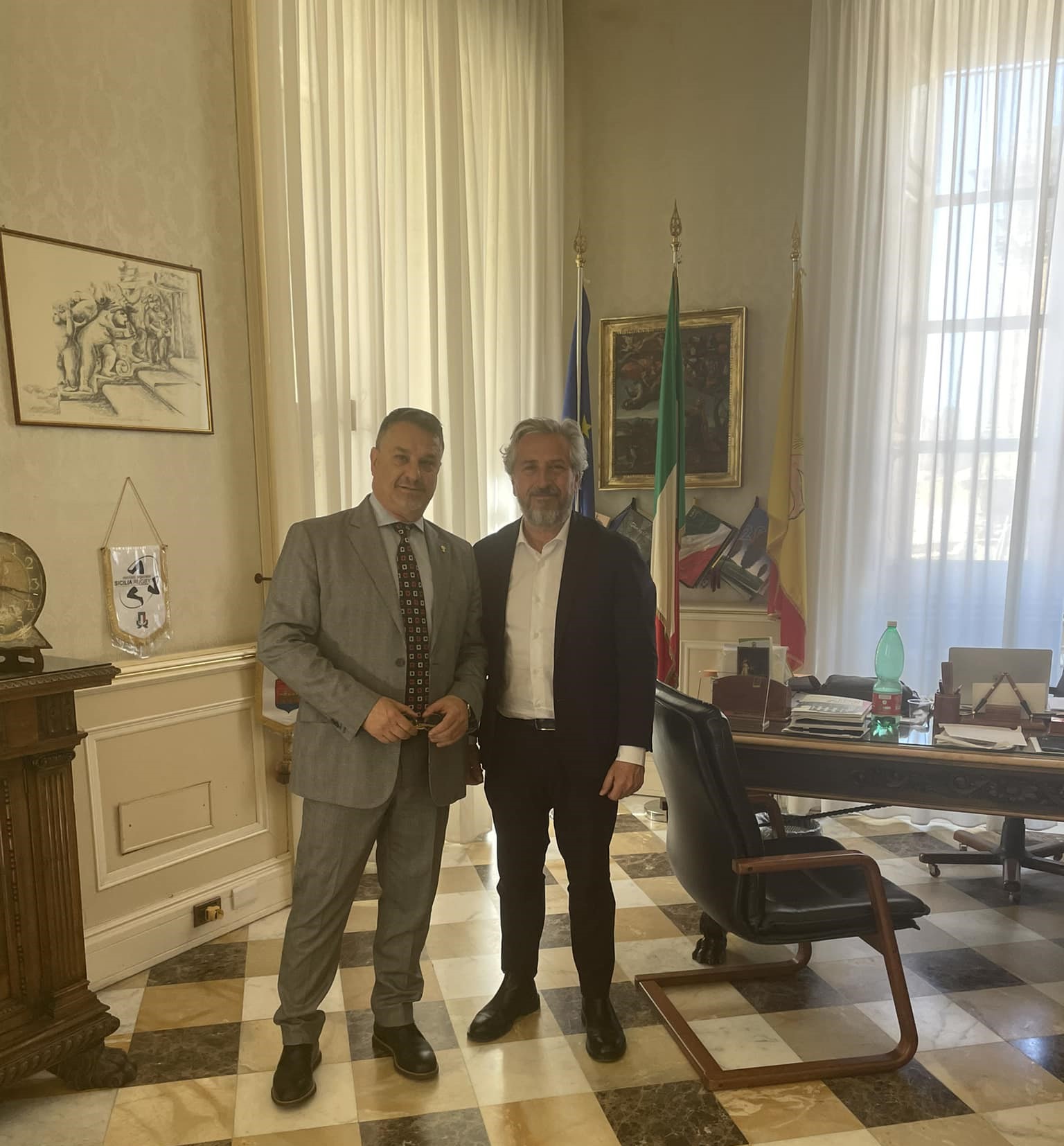 Caltanissetta. Il sindaco Gambino saluta il Questore Ricifari: “La Città ti è riconoscente”