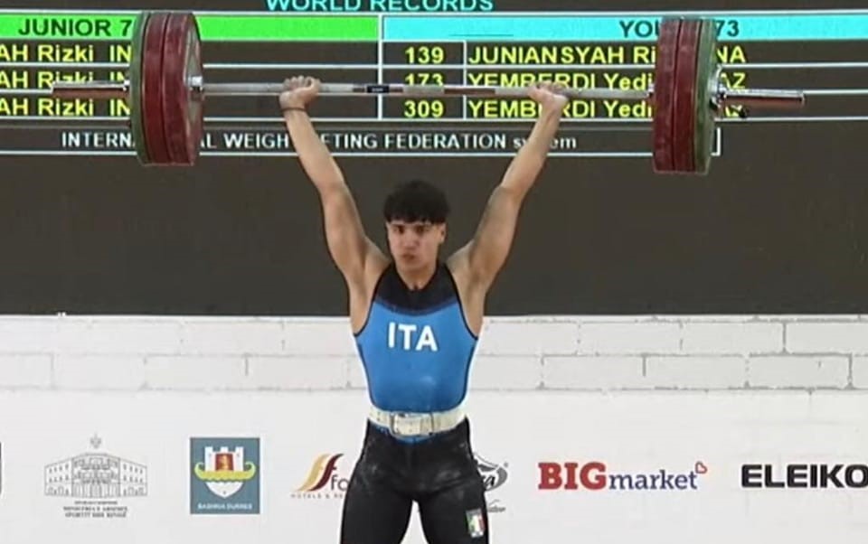 Pesistica Under 17. Sesto posto per Gabriele La Barbera (Fiamme Oro Caltanissetta) ai Mondiali