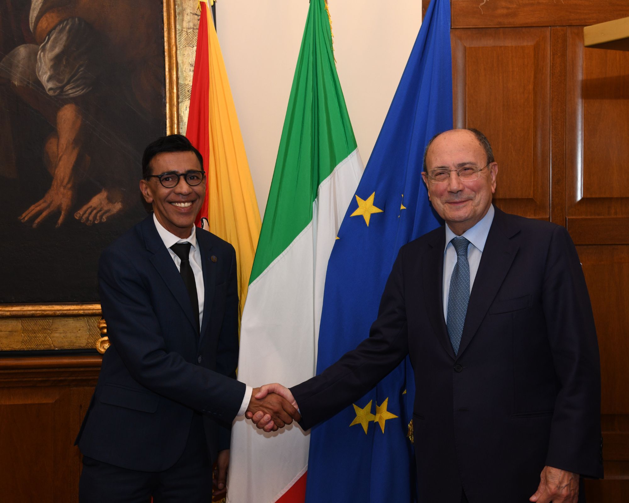 Palazzo d’Orléans, Schifani incontra il presidente della Commissione Regi del Parlamento Ue