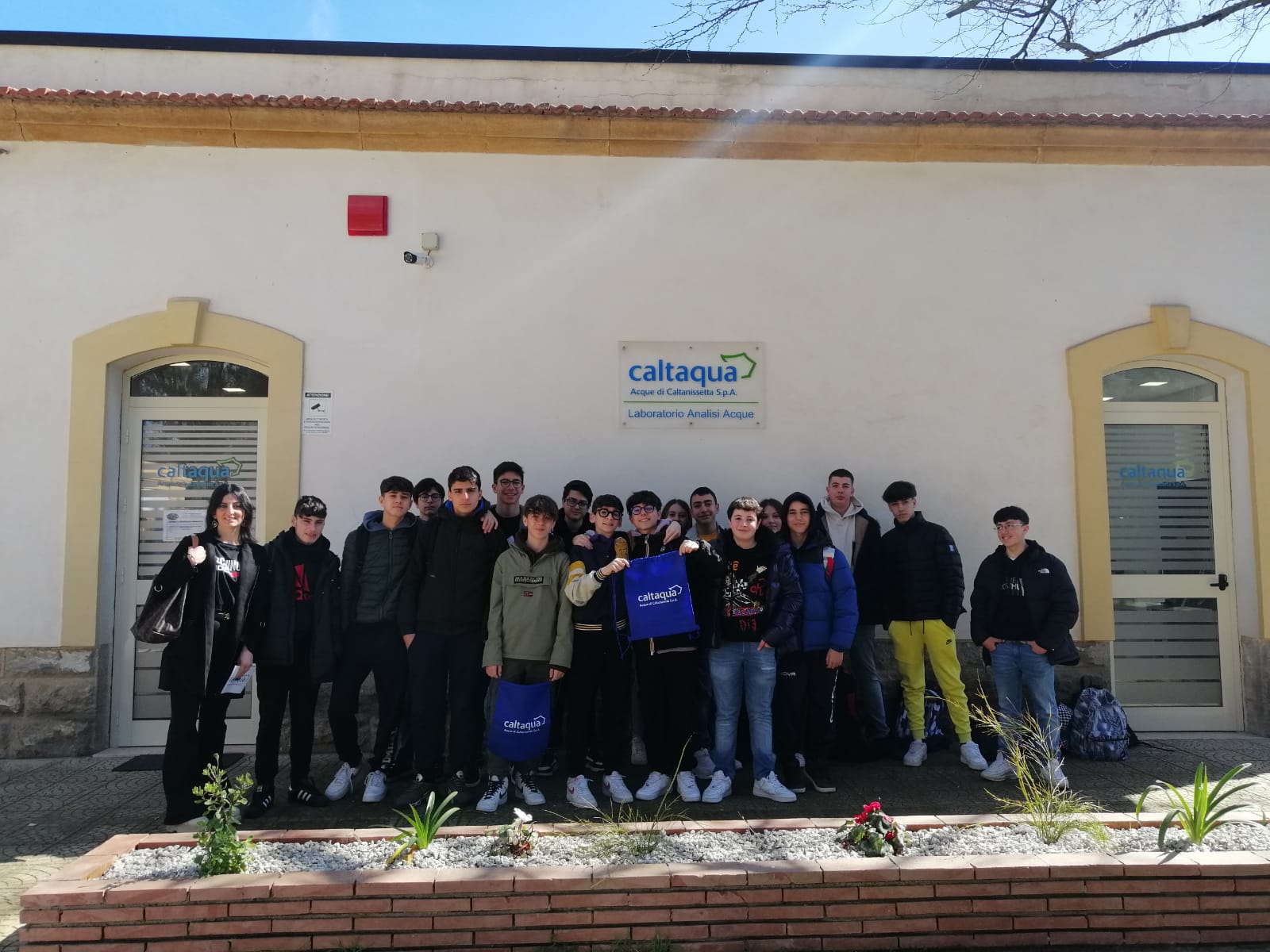 Caltanissetta, studenti del Mottura visitano il Polo Laboratorio di Caltaqua
