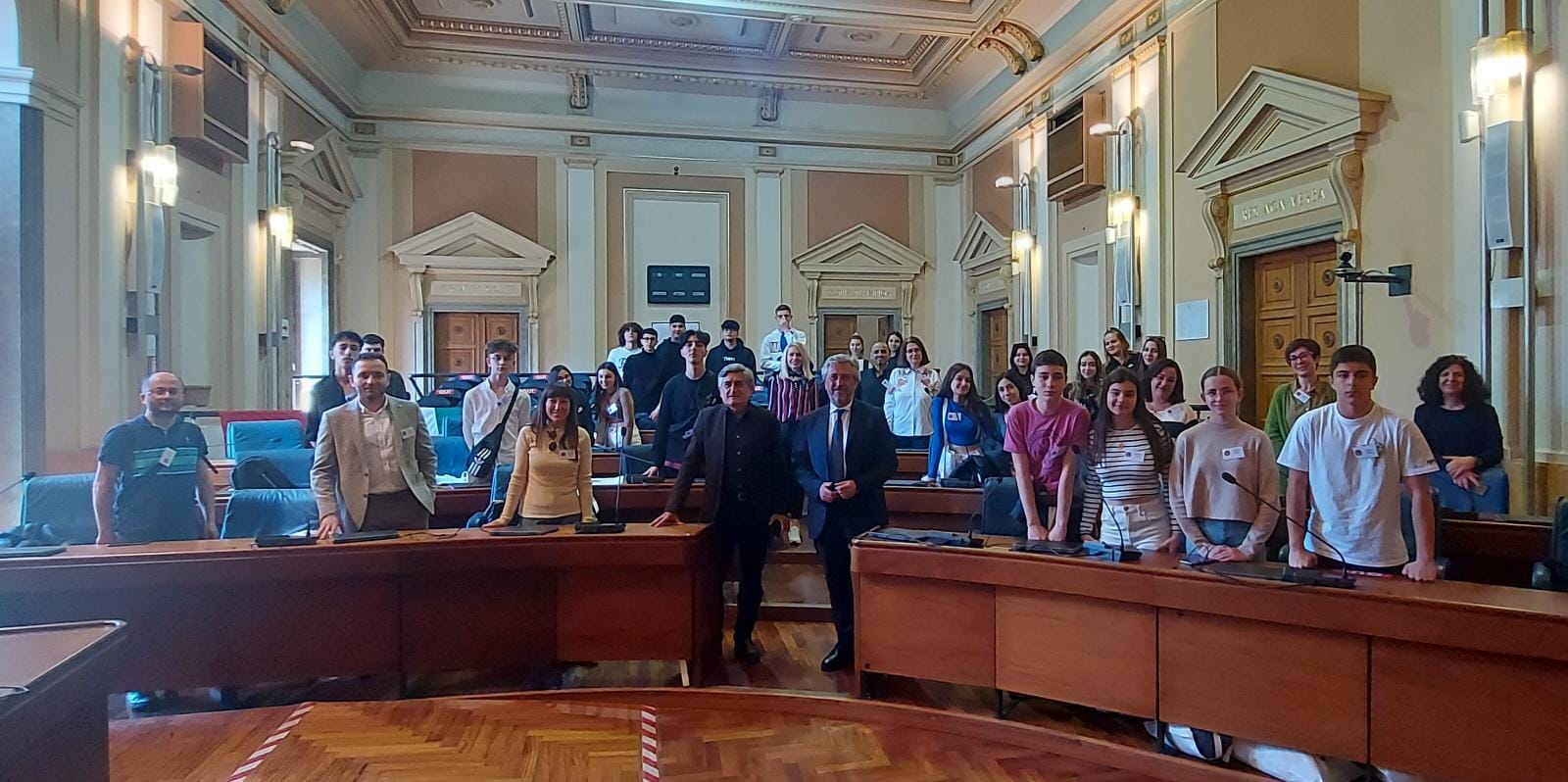 Caltanissetta, ITET Rapisardi Da Vinci incontra la Giunta Gambino a Palazzo del Carmine