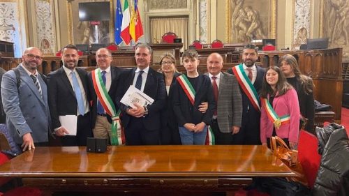 Baby sindaci dell’Istituto Comprensivo “Puglisi” di Serradifalco all’Ars per “compiti istituzionali”