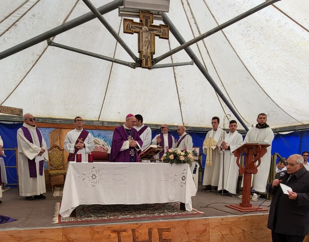 A Casa Rosetta celebrata Messa dal vescovo Russotto in preparazione di Pasqua