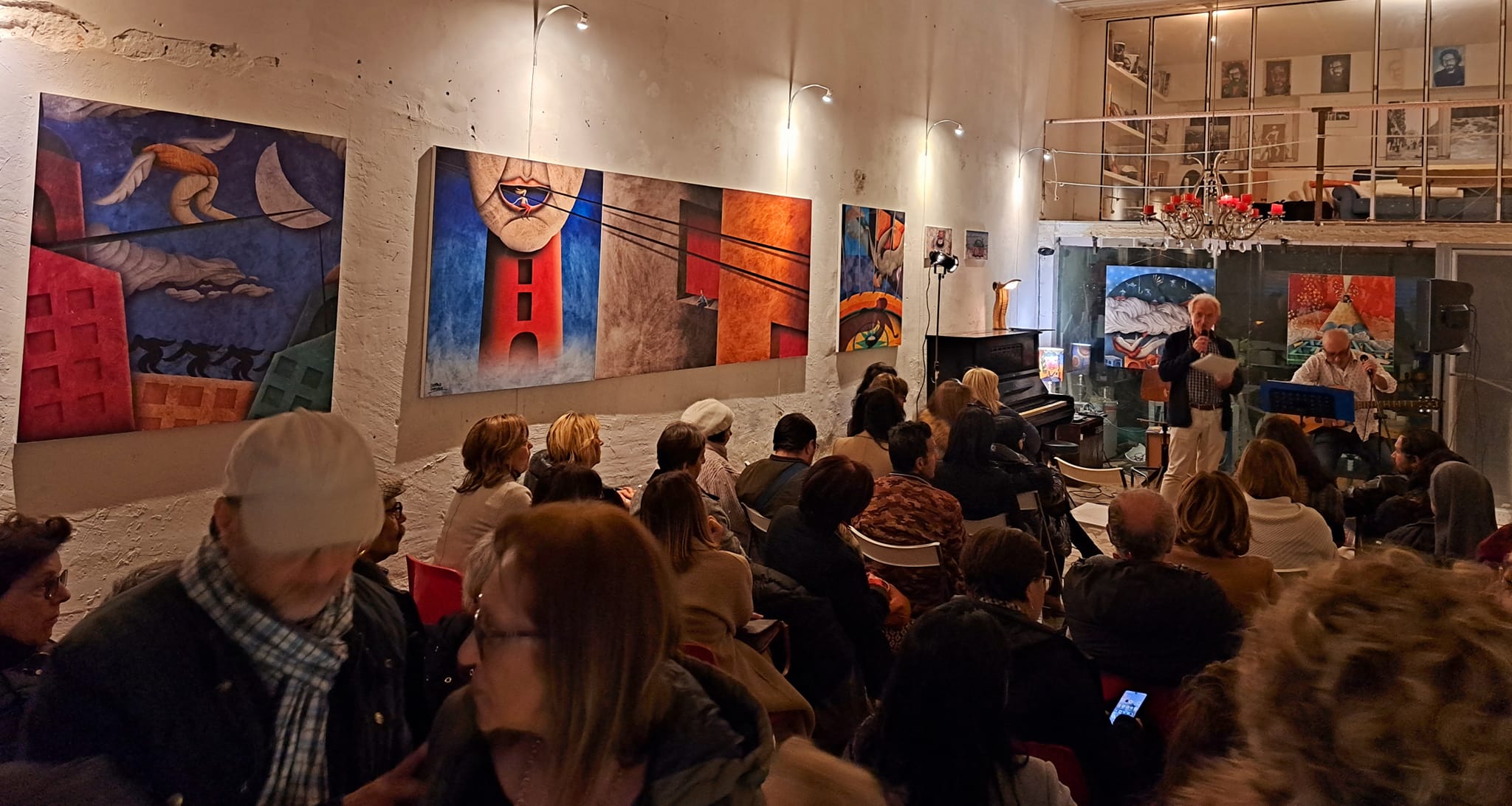 Caltanissetta. Gran successo per il gruppo di lettura “Incontriamoci Venerdì” nell’atelier di Carlo Sillitti